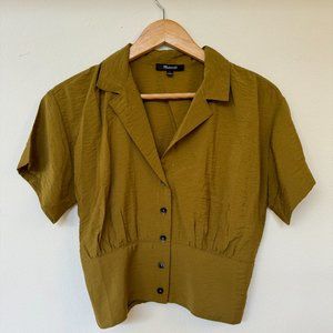 Madewell - Drapey Banded-Bottom Button-Down Top